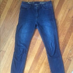 Madewell midrise skinny jeans 27